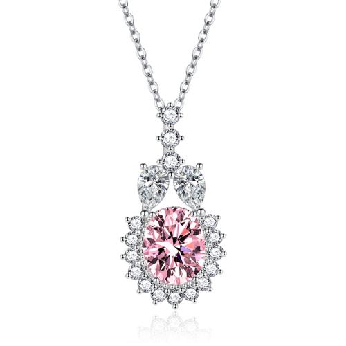 Cubic Zirconia Micro Pave Brass Jewelry Sets, plated, different styles for choice & micro pave cubic zirconia & for woman, pink, Sold By PC