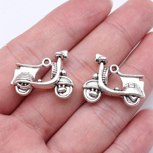 Vehicle Shaped Tibetan Style Pendants, antique silver color plated, DIY, Sold By PC