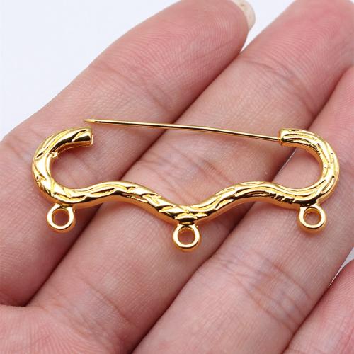Zinc Alloy Brooch Finding plated DIY Sold By PC