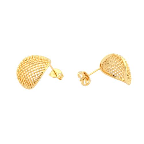 Brass Stud Earring, gold color plated, fashion jewelry & different size for choice & for woman, more colors for choice, nickel, lead & cadmium free, Sold By Pair