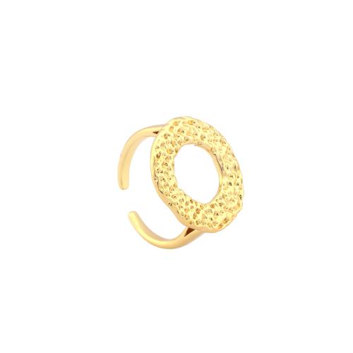 Brass δάχτυλο του δακτυλίου, Ορείχαλκος, χρώμα επίχρυσο, κοσμήματα μόδας & διαφορετικό μέγεθος για την επιλογή & για τη γυναίκα, περισσότερα χρώματα για την επιλογή, νικέλιο, μόλυβδο και κάδμιο ελεύθεροι, Εσωτερική διάμετρος:Περίπου 17mm, Sold Με PC