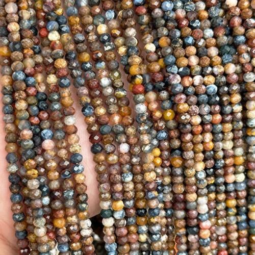 Perles bijoux en pierres gemmes, Pietersite Pietersite, DIY & facettes, 3x4mm, Vendu par Environ 38 cm brin