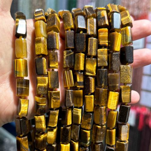 Abalorios de Ojo de Tigre, Bricolaje, beads length 11-16mm, aproximado 23PCs/Sarta, Vendido para aproximado 38 cm Sarta