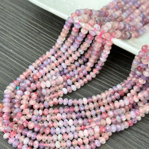 Gemstone Jewelry Beads Plum Blossom Tourmaline DIY & faceted Sold Per Approx 38 cm Strand