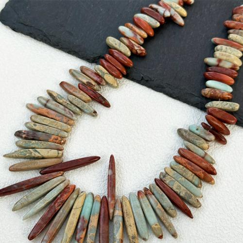 Gemstone šperky Korálky, Shoushan Stone, Nepravidelné, DIY, beads length 20-45mm, Prodáno za Cca 38 cm Strand