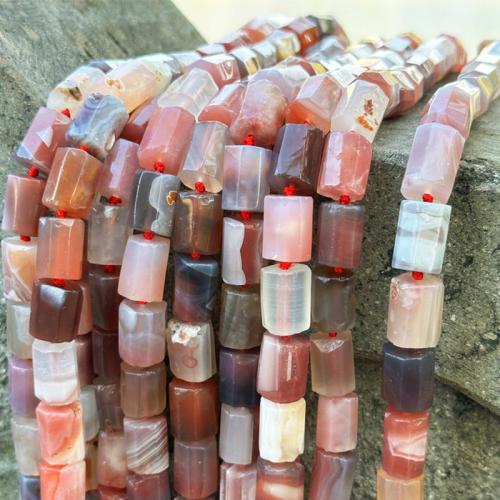 Agate Beads, Yanyuan Agate, DIY, beads length 10-14mm, Approx 26PCs/Strand, Sold By Strand