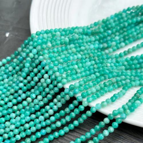 Natural Amazonite Beads, ​Amazonite​, DIY & different size for choice & faceted, Sold Per Approx 38 cm Strand