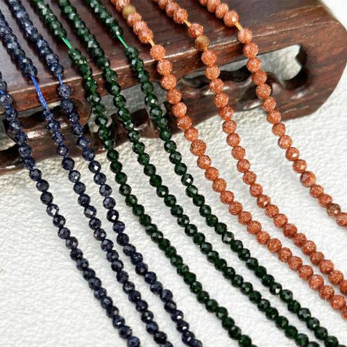 Gemstone Jewelry Beads, DIY & different materials for choice & different size for choice & faceted, Sold Per Approx 38 cm Strand