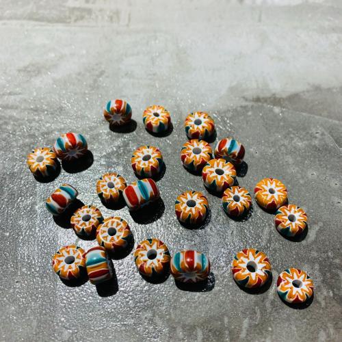 Lampwork Beads, DIY & enamel, more colors for choice, 12x7mm, Sold By PC