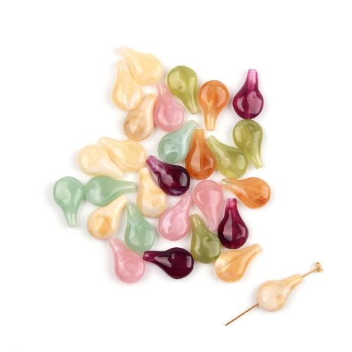 Acrylic Jewelry Beads Teardrop DIY Sold By Bag