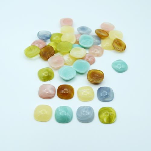 Acrylic Jewelry Beads, DIY, more colors for choice, 18x18x6mm, 20PCs/Bag, Sold By Bag