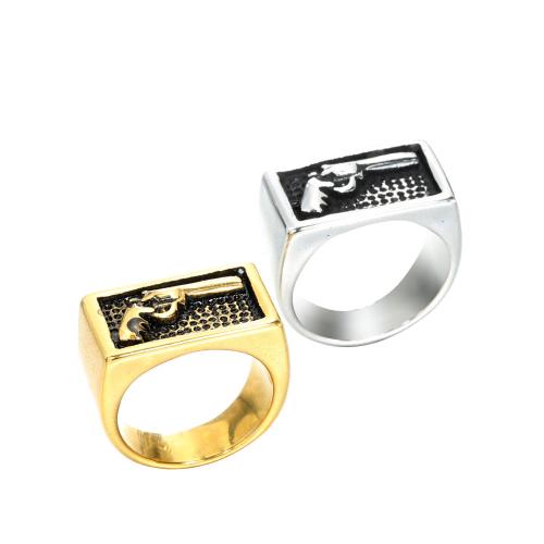 Stainless Steel Finger Ring 304 Stainless Steel plated fashion jewelry & for man mm Sold By PC