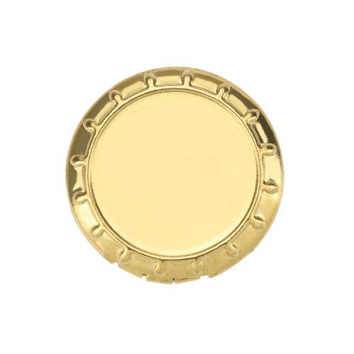 Colgantes de medallón de cobre amarillo, metal, Bricolaje & diferentes estilos para la opción, dorado, Vendido por UD