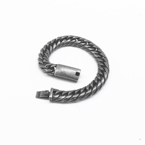 Stainless Steel Jewelry Bracelet, 316 Stainless Steel, plated, Unisex, original color, Length:Approx 20 cm, Sold By PC