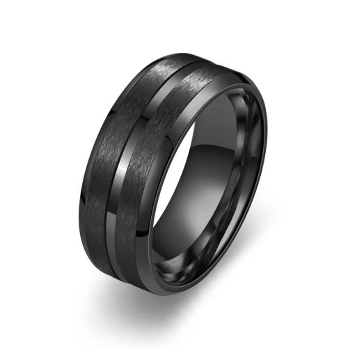 Палец кольцо из нержавеющей стали, Нержавеющая сталь 304, Мужская & разный размер для выбора, Много цветов для выбора, продается PC