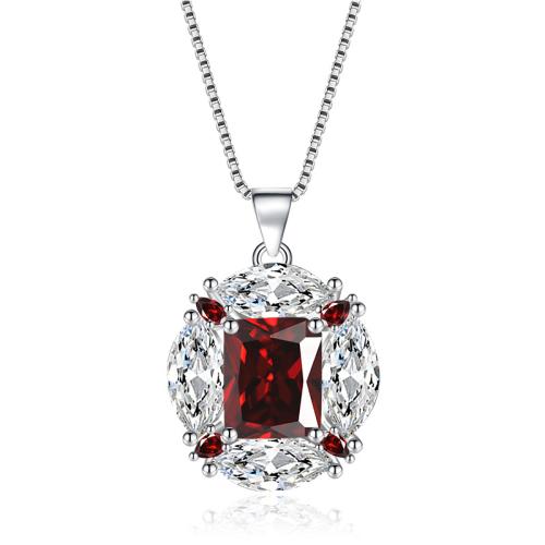 Cubic Zirconia Micro Pave Brass Jewelry Sets with Ruby plated & micro pave cubic zirconia & for woman Sold By PC
