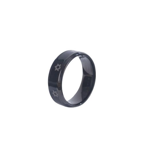 ステンレス鋼の指環, 304ステンレススチール, メッキ, ユニセックス & 異なるサイズの選択, 無色, 売り手 パソコン