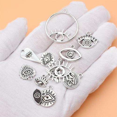 Tibetan Style Pendants, antique silver color plated, DIY, 12PC/Bag, Sold By Bag