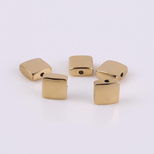 Stainless Steel Spacer Beads, 316 Stainless Steel, Vacuum Ion Plating, DIY, golden, 8mm, Sold By PC