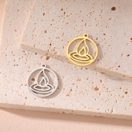 Stainless Steel Pendants, 304 Stainless Steel, DIY, more colors for choice, 17x15mm, Sold By PC