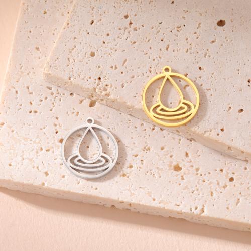Stainless Steel Pendants, 304 Stainless Steel, DIY, more colors for choice, 17x15mm, Sold By PC