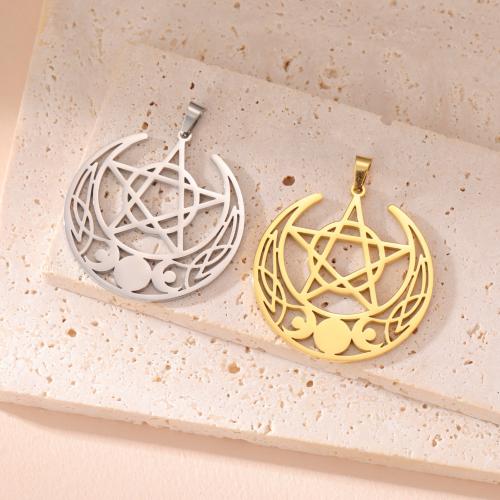 Stainless Steel Pendants, 304 Stainless Steel, DIY, more colors for choice, 35x33mm, Sold By PC