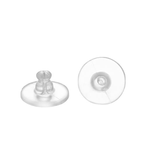 Plast Ear Nut Component, du kan DIY & forskellig størrelse for valg, flere farver til valg, Ca. 5000pc'er/Bag, Solgt af Bag