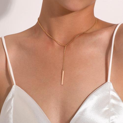 Zinklegierung Schmuck Halskette, plattiert, für Frau, keine, frei von Nickel, Blei & Kadmium, verkauft von PC