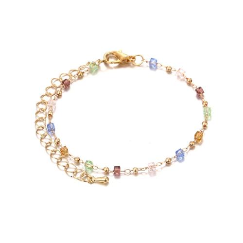 Resin Bracelets Zinc Alloy with Resin with 8.2cm extender chain fashion jewelry & for woman gold Sold By PC