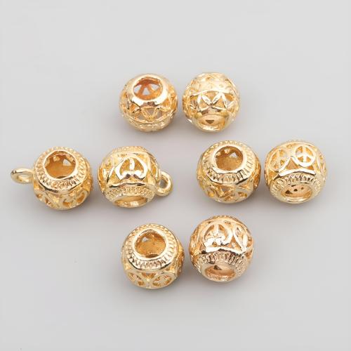 Brass Jewelry Beads, plated, DIY & different styles for choice, golden, 20PCs/Lot, Sold By Lot