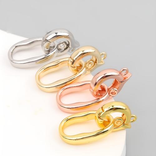 Brass Jewelry Clasps, plated, DIY, more colors for choice, 20PCs/Lot, Sold By Lot