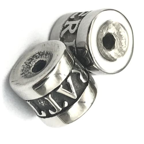 304 Stainless Steel Beads, DIY, original color, 8x8mm, Sold By PC