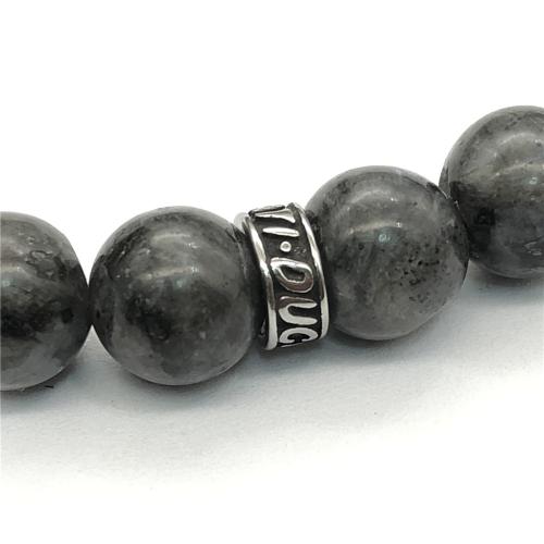 304 acciaio inox perla, DIY, colore originale, 3.80x8mm, Foro:Appross. 2mm, Venduto da PC