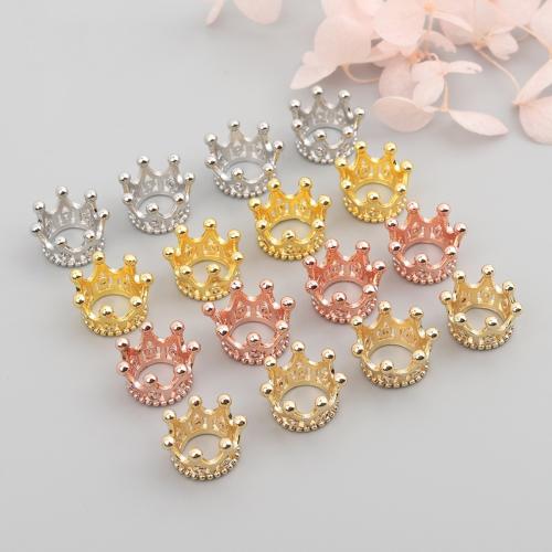 Brass Spacer Beads, plated, DIY & different size for choice & micro pave cubic zirconia, more colors for choice, 20PCs/Lot, Sold By Lot