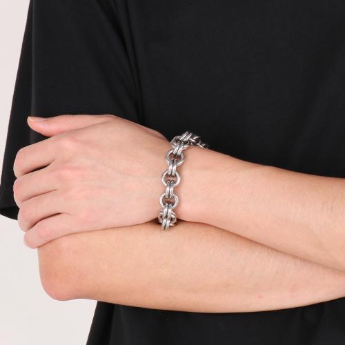 Stainless Steel Jewelry Bracelet, 304 Stainless Steel, Vacuum Ion Plating, different size for choice & different styles for choice & for man, more colors for choice, Sold By PC