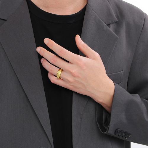 Палец кольцо из нержавеющей стали, Нержавеющая сталь 304, разный размер для выбора & Мужский, Много цветов для выбора, продается PC
