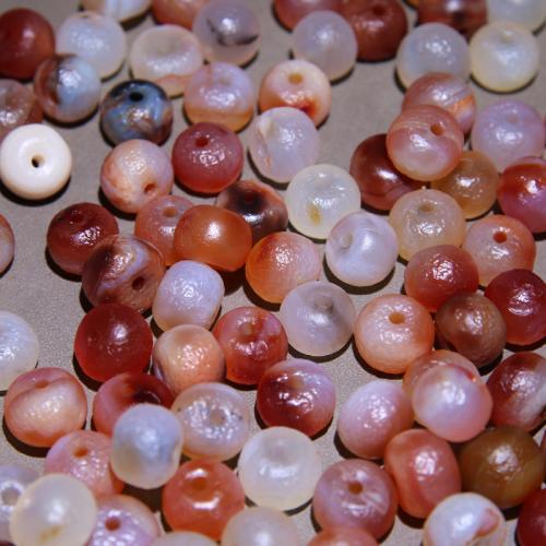 Perles agates, Agate, abaque, envoyé au hasard & DIY, 10x13.50mm, Vendu par PC