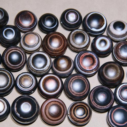 Agate Beads, Drum, random style & DIY, beads size 17x20-18x25mm, Sold By PC