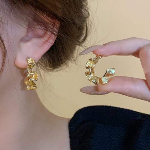 Brass Stud Earring, fashion jewelry & for woman, more colors for choice, 23x22mm, Sold By Pair