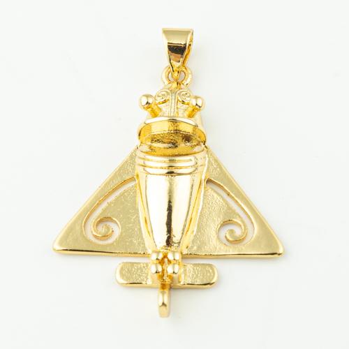 Brass Jewelry Pendants, fashion jewelry & for woman, golden, 36x25mm, Hole:Approx 3mm, 50PCs/Lot, Sold By Lot