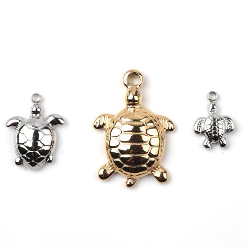 Stainless Steel Animal Pendants, 316 Stainless Steel, Turtle, different styles for choice, more colors for choice, 10PCs/Bag, Sold By Bag