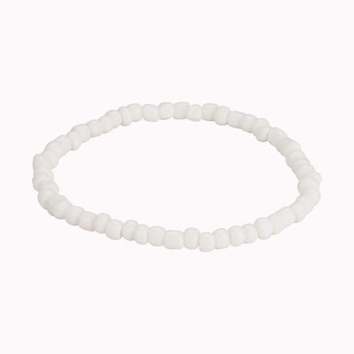 Fashion Jewelry Anklet, Resin, for woman, white, Length:19.5 cm, Sold By PC
