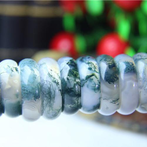 Moss Agate Finger Ring, polished, random style & Unisex, US Ring Size:5.5-11.5, Sold By PC