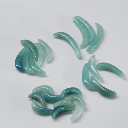 Hair Stick Findings, ​Amazonite​, petals, polished, DIY & different size for choice, Hole:Approx 1.2mm, Sold By PC