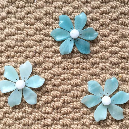 Hair Stick Findings ​Amazonite​ petals polished DIY Sold By PC