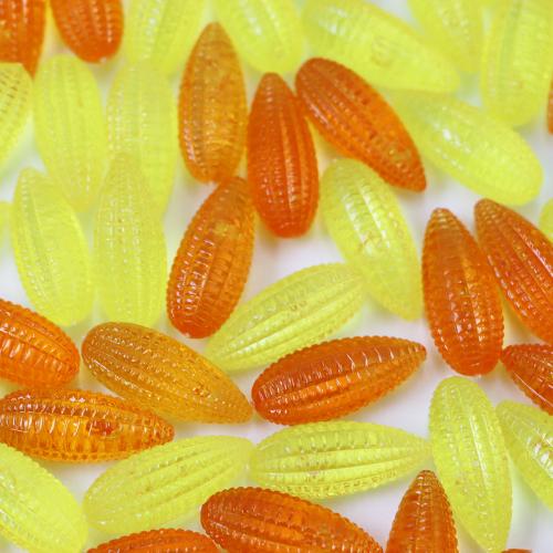 Acrylic Jewelry Beads, Corn, DIY, more colors for choice, nickel, lead & cadmium free, 25x10mm, 396PCs/Bag, Sold By Bag