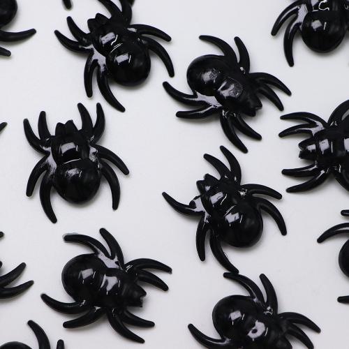 Acrylic Decoration, Spider, injection moulding, DIY, more colors for choice, 30x27mm, 415PCs/Bag, Sold By Bag