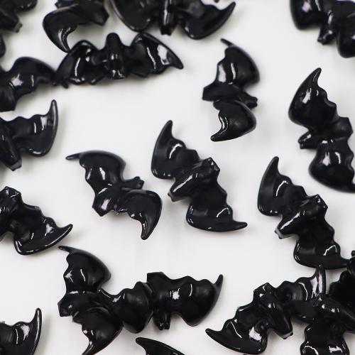 Acrylic Decoration Bat injection moulding DIY black Sold By Bag