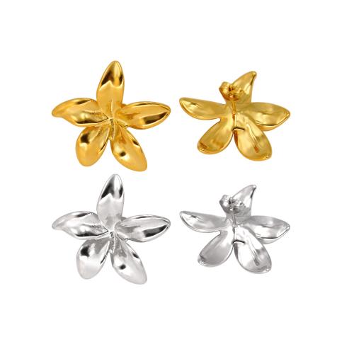 Stainless Steel Stud Earrings, 304 Stainless Steel, plated, for woman, more colors for choice, Sold By Pair