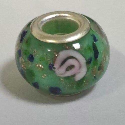 Perles Murano European, chalumeau, vernis au four, DIY, plus de couleurs à choisir, 10mm, 100PC/sac, Vendu par sac